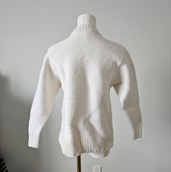 Aritzia wilfred 100% merino wool Women's Cream Sweater Size S - Picture 2 of 6
